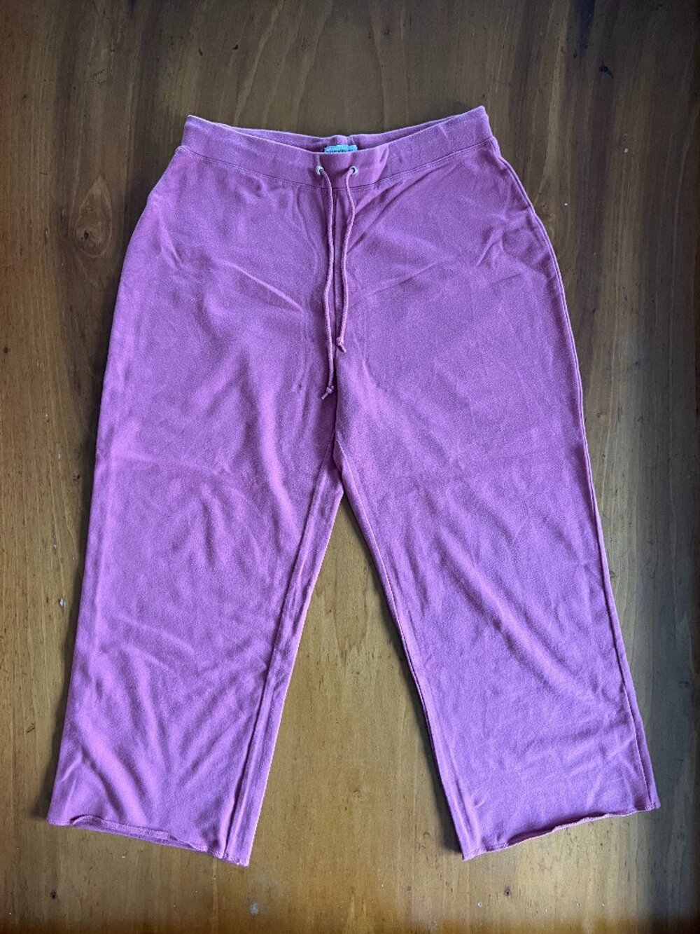 Danskin Yoga Pink Cropped Drawstring Lounge Pants Medium M